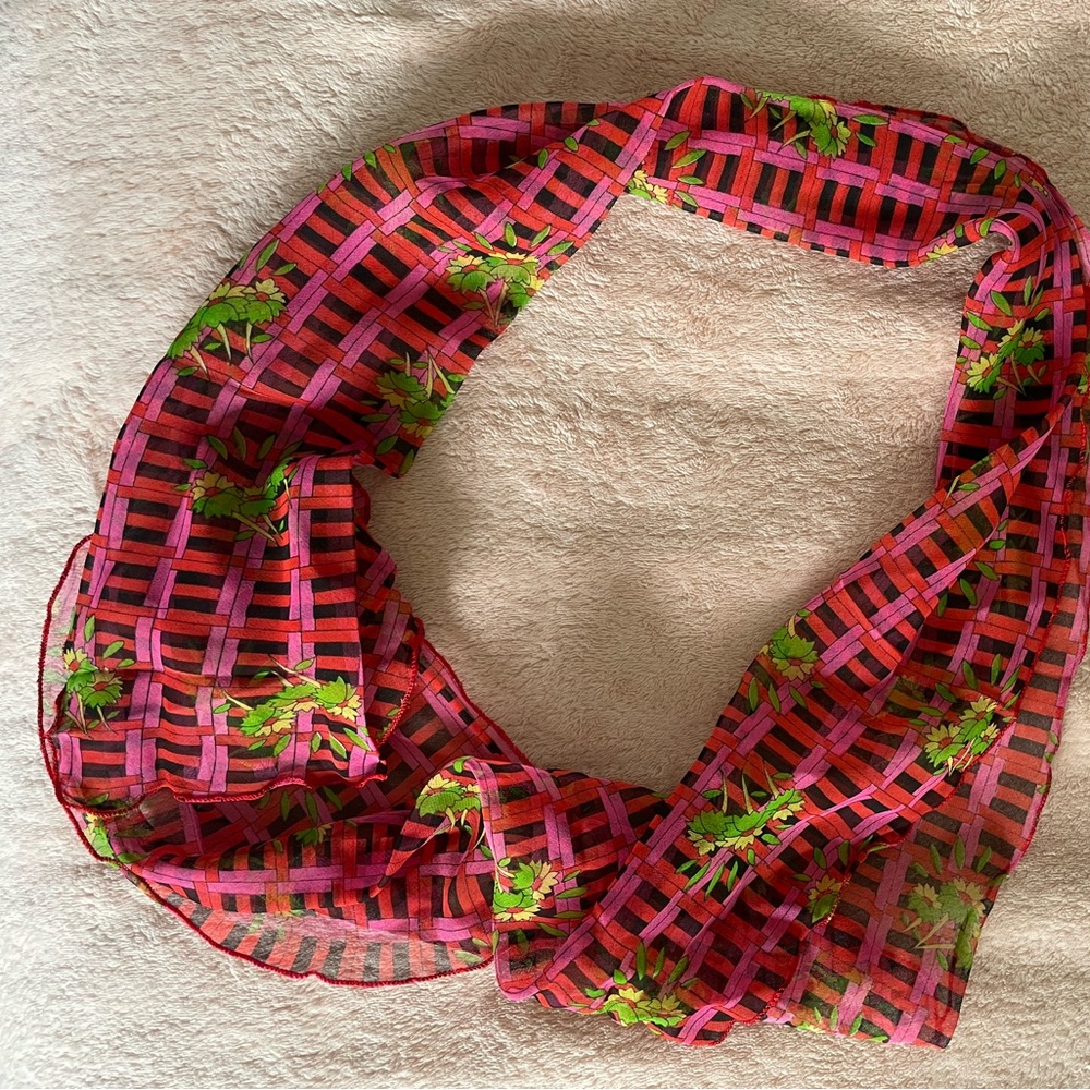Vintage Chiffon Scarf